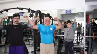 68'lik Ruhi Yılmaz Vücut Geliştirme Şampiyonası'na Hazırlanıyor