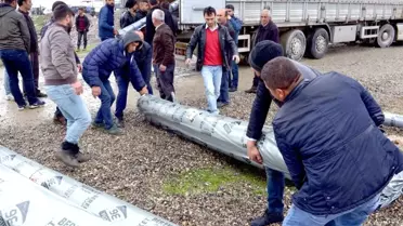 Batman'da Çiftçilere Sera Naylonu Dağıtıldı