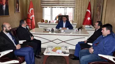 AK Parti Yozgat İl Teşkilatından, MHP İl Başkanlığına Ziyaret