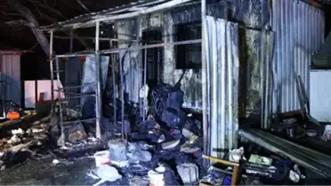 Dha İstanbul - İşçilerin Kaldığı Konteynerde Yangın: 1 Ölü, 1 Yaralı