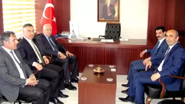 Milletvekili Erdoğan'dan Kaymakam Bağlı'ya Hayırlı Olsun Ziyareti
