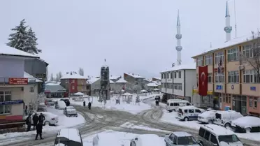 Tokat'ta Kar Yağışı Yüksek Kesimlerde Etkili Oldu