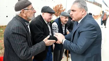 Vali Okur, Huzurevi Sakinleriyle Bocce Oynadı
