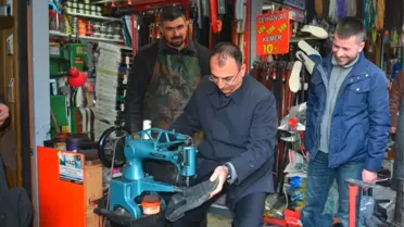 Vali Toprak'tan Esnaf Ziyareti