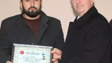 Elmadağ'da Kur'an Kursu Öğrencileri Sertifikalarını Aldı