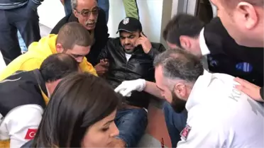 Kavgayı Ayırırken Bacağından Vuruldu