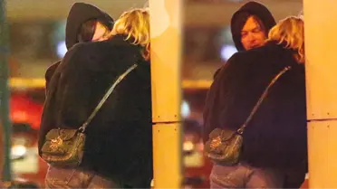 Diane Kruger ve Norman Reedus Hiç Kimseye Aldırmadan Sokak Ortasında Öpüştü