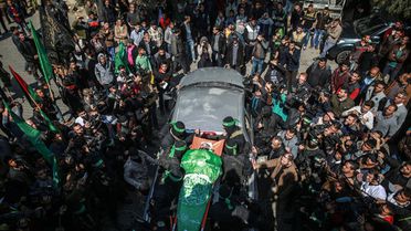 Hamas Öldürülen Fukaha İçin Gazze'de Taziye Çadırı Kurdu