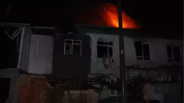 Burdur'da Ev Yangını