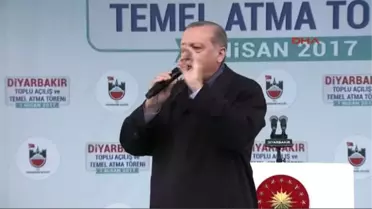 Diyarbakır - Erdoğan PKK Yanlıları 'Barış Barış' Diyor, Soruyorum; Elde Silah Varken Barış Olur mu 4