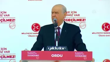 MHP'nin Ordu Mitingi
