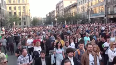 Macaristan'da Eğitim Özerkliği Protestosu