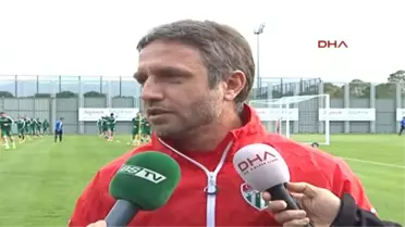 Bursaspor Teknik Direktörü Topçu: 'Taraftarın Desteğini İstiyorum'