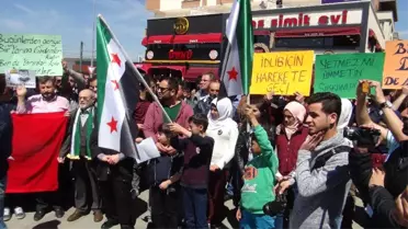 İdlip'teki Suriye Rejiminin Saldırısına Gaziantep'ten Tepki