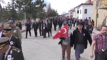 Şırnak'ta Şehit Olan Uzman Çavuş Yunus Ertürk Son Yolculuğuna Uğurlandı