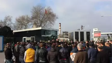 Tüpraş'ta İşçiler Eylem Yaptı