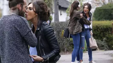 Ünlü Oyuncu Megan McKenna Eski Erkek Arkadaşıyla Sokak Ortasında Kavga Etti