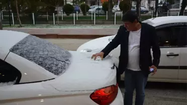 20 Dakika Sürdü, Etrafı Beyaza Bürüdü