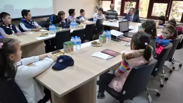 Minik İzcilerden Kent Konseyi'ne Ziyaret
