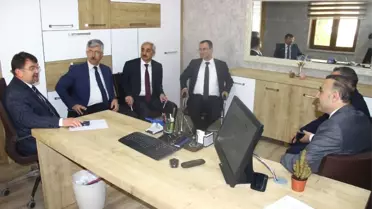 Çalışma ve Sosyal Güvenlik Bakanlığı Bürokratlarından Eto'ya Ziyaret