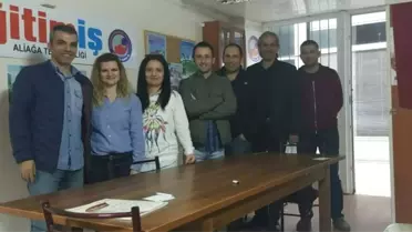 Eğitim-İş Aliağa Temsilcisi Mustafa Gök Yeniden Seçildi