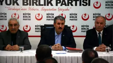 BBP Genel Başkanı Destici, Sivas'ta