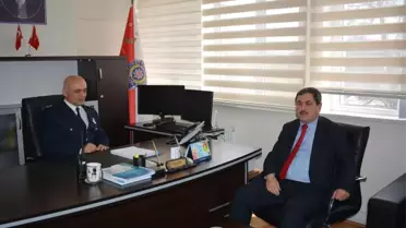 Başkan Eser'den İlçe Emniyet Müdürüne Ziyaret