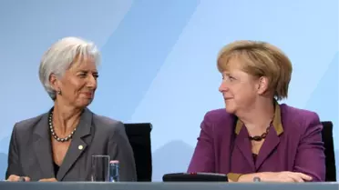 Yunanistan'ın Gözü, Merkel ile IMF Başkanı Lagarde'ın Görüşmesinde