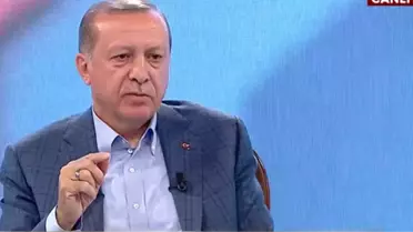 Cumhurbaşkanı Erdoğan, Canlı Yayında