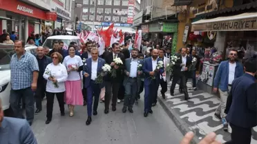AK Parti'den Söke'de 'Türkiye İçin Evet' Yürüyüşü