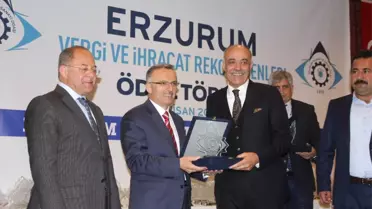 Erzurum Vergi ve İhracat Rekortmenleri Ödül Töreni