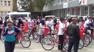 Adıyaman'da Başarılı 200 Öğrenciye Bisiklet