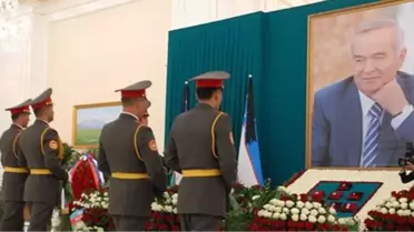 İslam Kerimov'un Türbesinde Ulusal Muhafız Askerleri Nöbet Tutacak