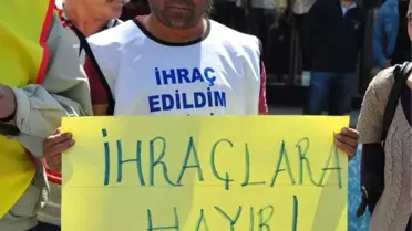 Manisa'da Kesk Üyelerinden 13'üncü Oturma Eylemi