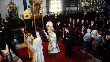 Fener Rum Patrikhanesi'nde Paskalya Ayini