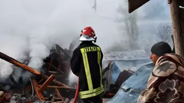 Kastamonu'da 1 Ev ve Samanlık Kül Oldu