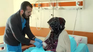 Mardin'de Hasta Seçmenler Oylarını Kullandı