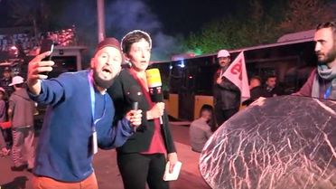 Ahsen TV Muhabirinden Alman Kanalının Canlı Yayınına Sabotaj