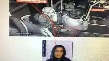 Cepçi Kadın Güvenlik Kameralarına Yakalandı