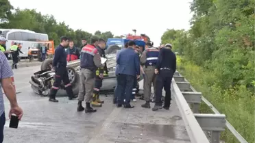 Manisa'da Zincirleme Kaza: 1 Ölü, 4 Yaralı