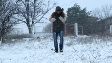 Kırklareli'nin Yüksek Kesimlerinde Kar Yağışı