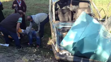 Tokat'ta Otomobil Takla Attı: 6 Yaralı
