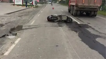 Otomobilin Çarptığı Motosikletin Sürücüsü Yaralandı