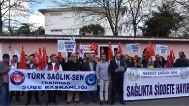 Sağlık Çalışanı İşçan'ın Saldırıya Uğramasına Tepki