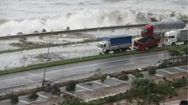 Giresun'da Fırtına Hasara Yol Açtı