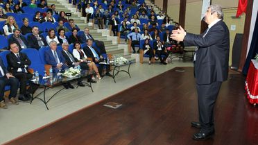 Sanko Onursal Başkmanı Abdulkadir Konukoğlu Isparta'da