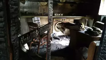 2- Evindeki Yangını Söndürmek İsterken Öldü
