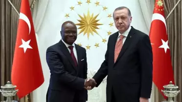 Cumhurbaşkanı Erdoğan, Benin Dışişleri Bakanı Agbenonci'yi Kabul Etti