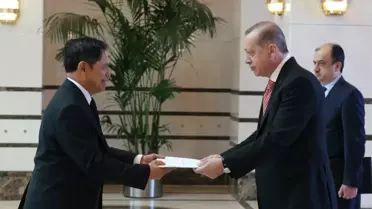Dha Ankara - Cumhurbaşkanı Erdoğan'a Tayland Büyükelçisi'nden Güven Mektubu