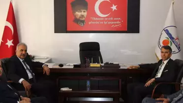 Hatay Milletvekili Topal'dan Başkan Nehir'e Ziyaret